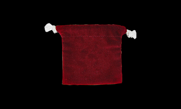 Jewellery Bag Burgundy Velvet BG W